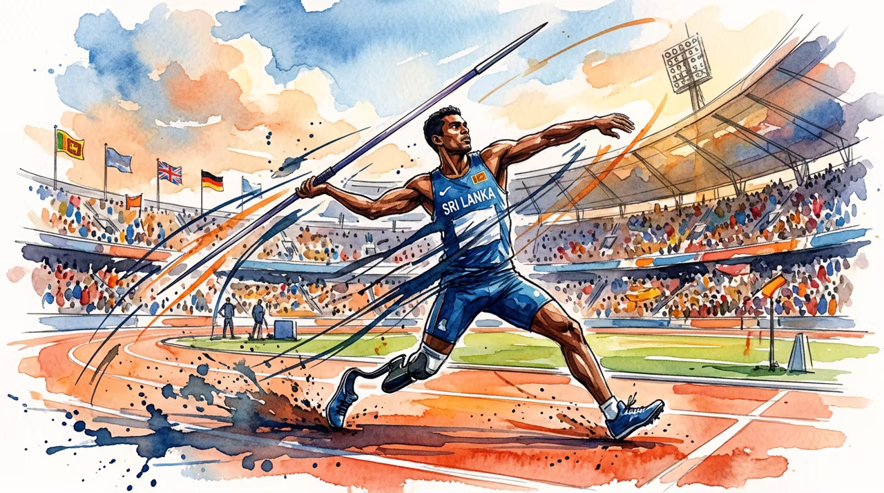 පැරිස් පැරාලිම්පික් උළෙලේදී සමිත දුලාන් ලෝක වාර්තාවක් බිඳ හෙළයි