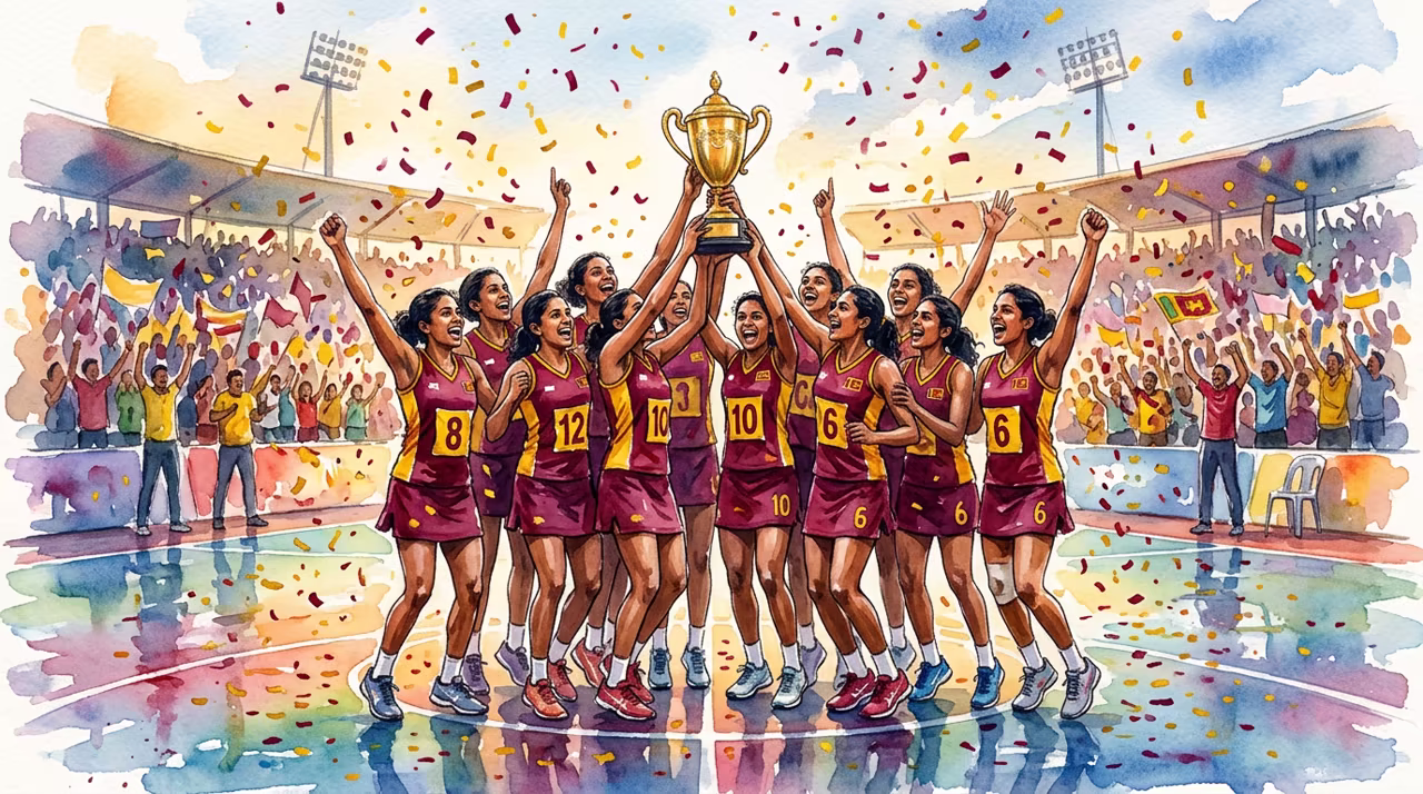 ශ්‍රී ලංකාව ආසියානු දැල්පන්දු ශූරතාව දිනා ගනියි