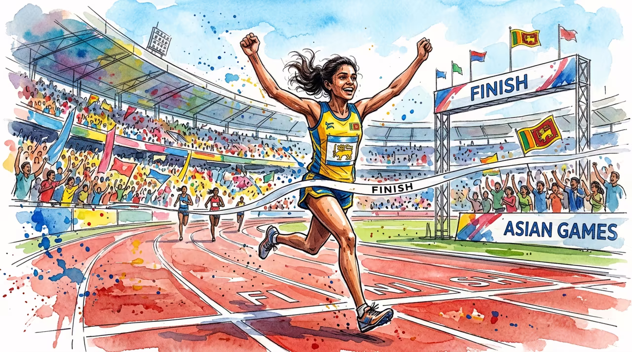 තරුෂි කරුණාරත්න ආසියානු ක්‍රීඩා උළෙලේ මලල ක්‍රීඩා රන් පදක්කම දිනා ගැනීම
